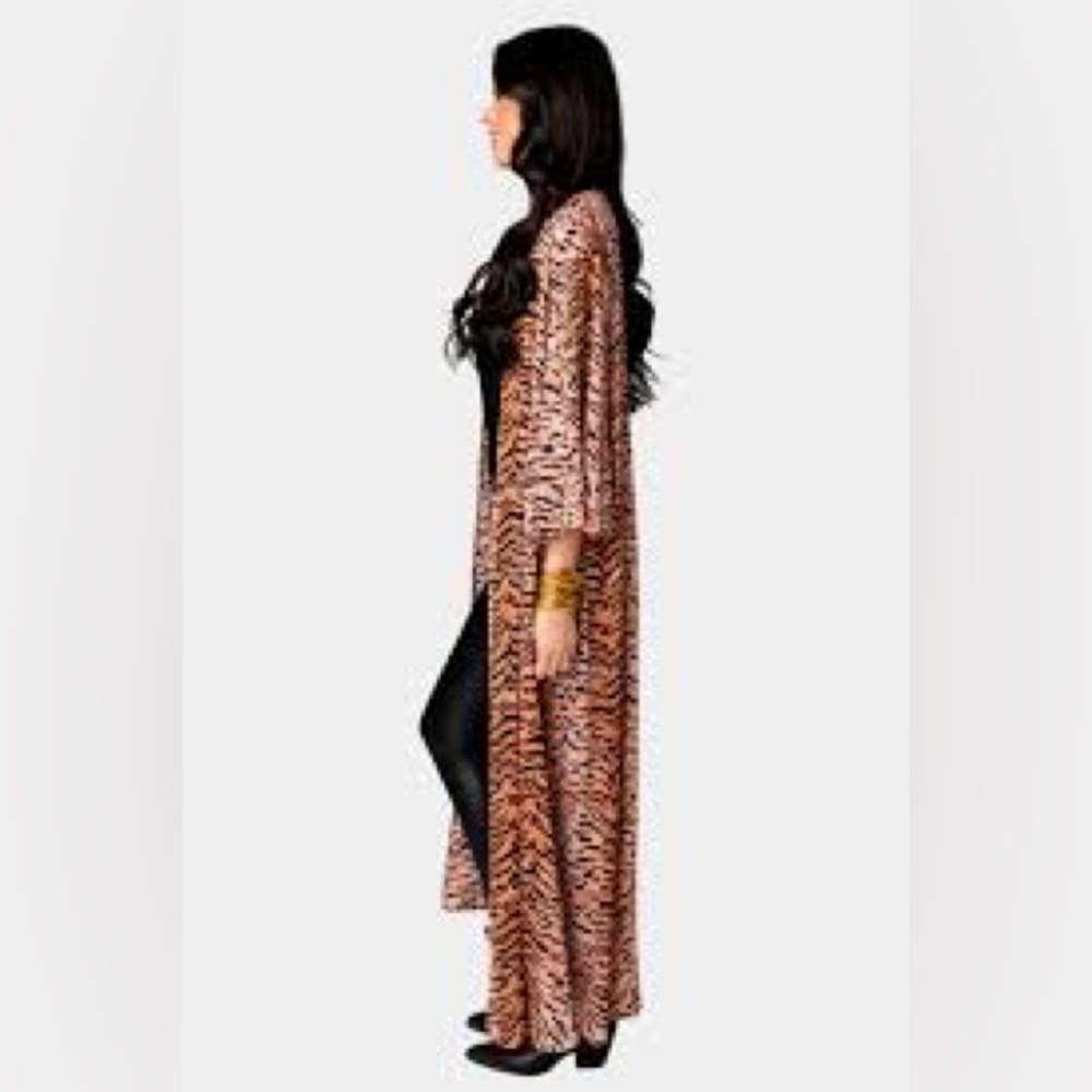 Buddy Love Alix Madi Length Duster/Kimono in Siberian Tiger, M/L - Picture 11 of 13